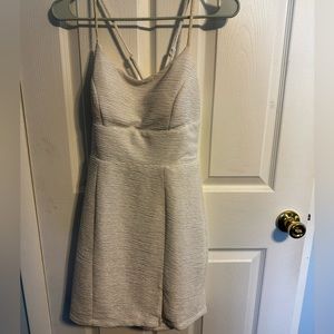 White cocktail dress
